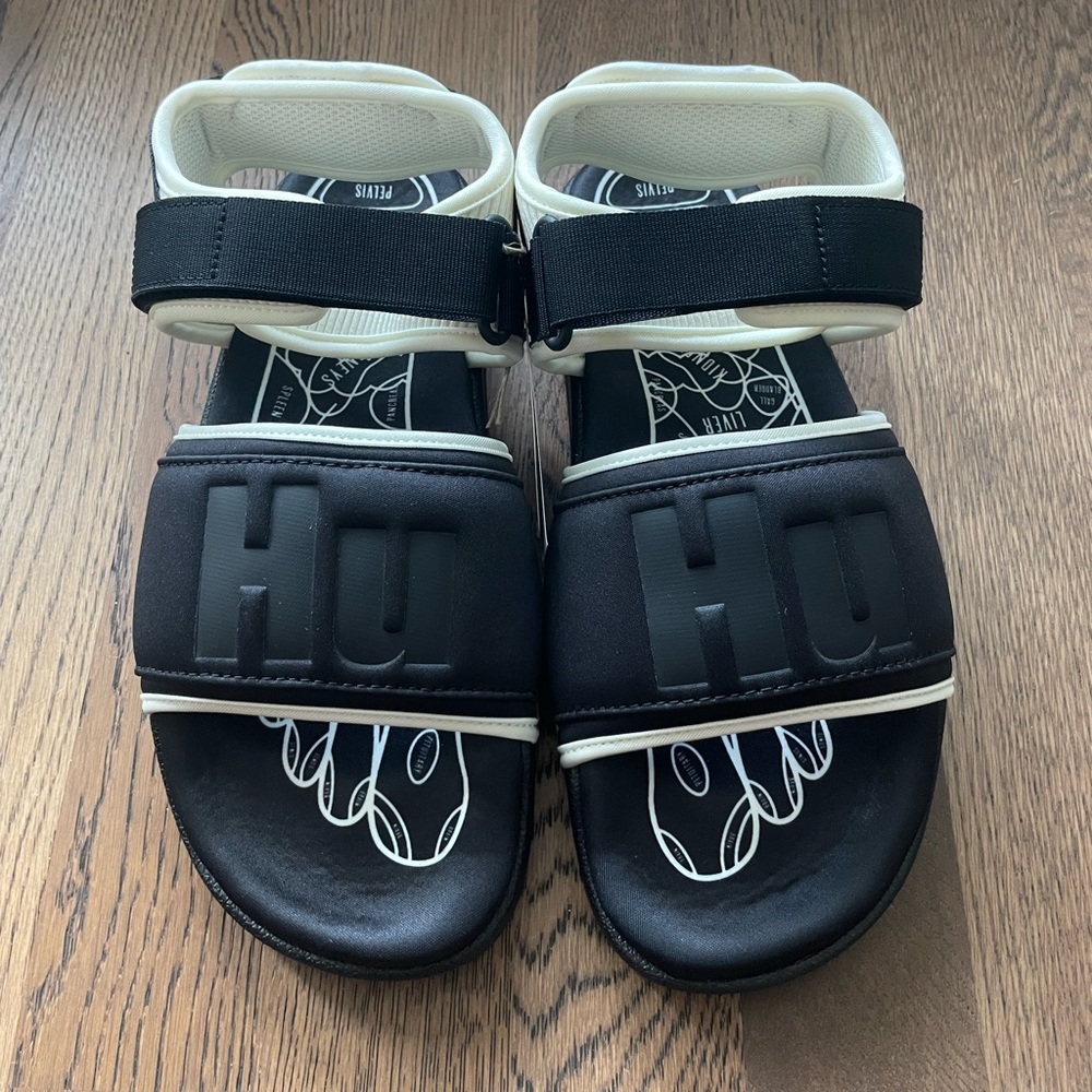 Pharrell Williams x Adidas Adilette 2.0 Slides, Women’s Size 8.